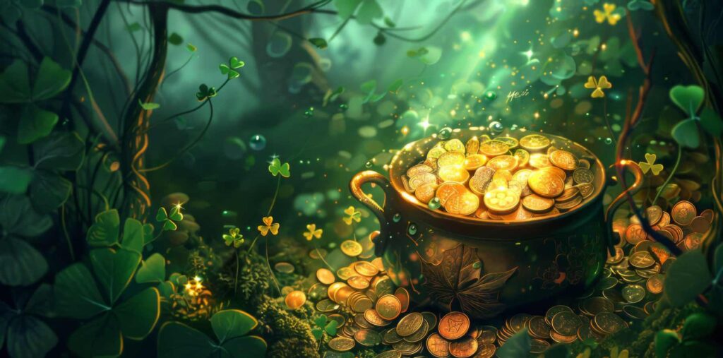hidden money pot of gold